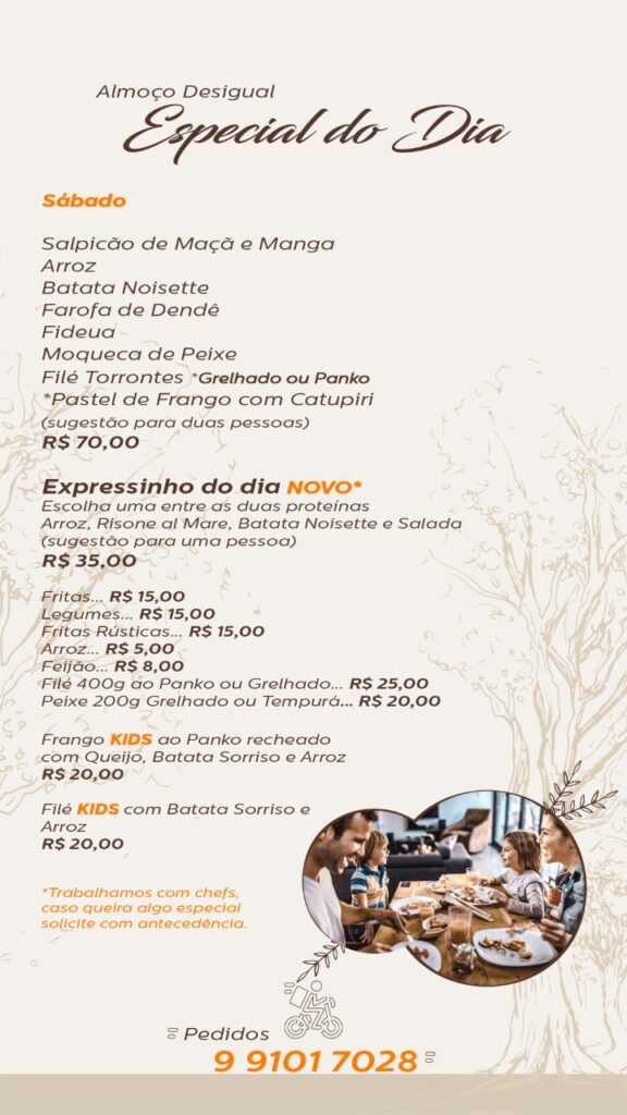 Casa do Bosque, cardápio, delivery