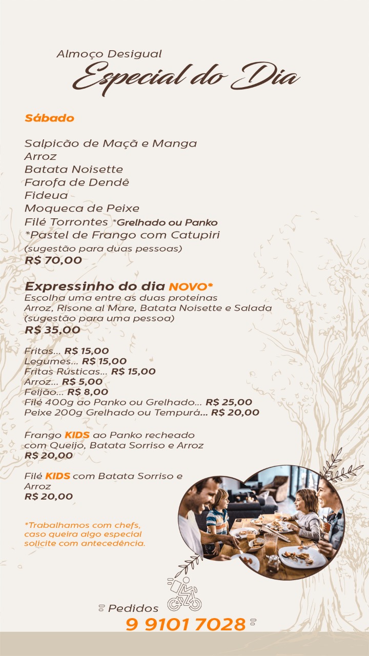 Casa do Bosque, cardápio, delivery