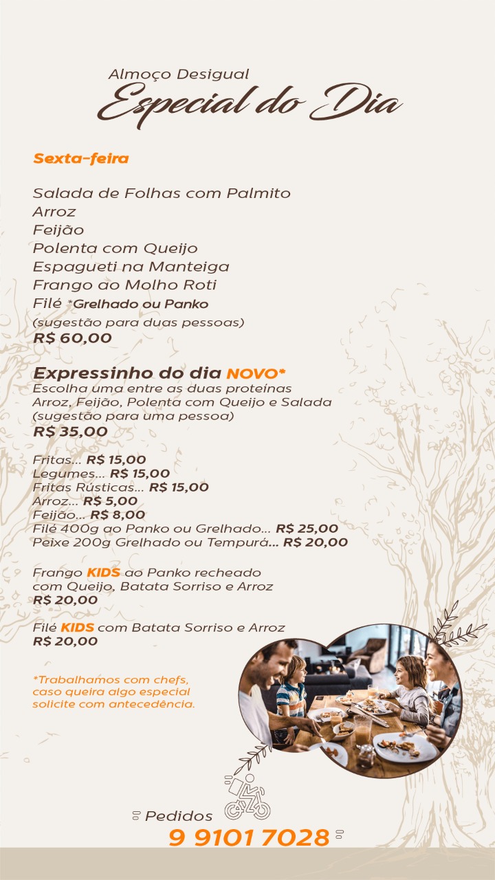 Casa do Bosque, cardápio, delivery