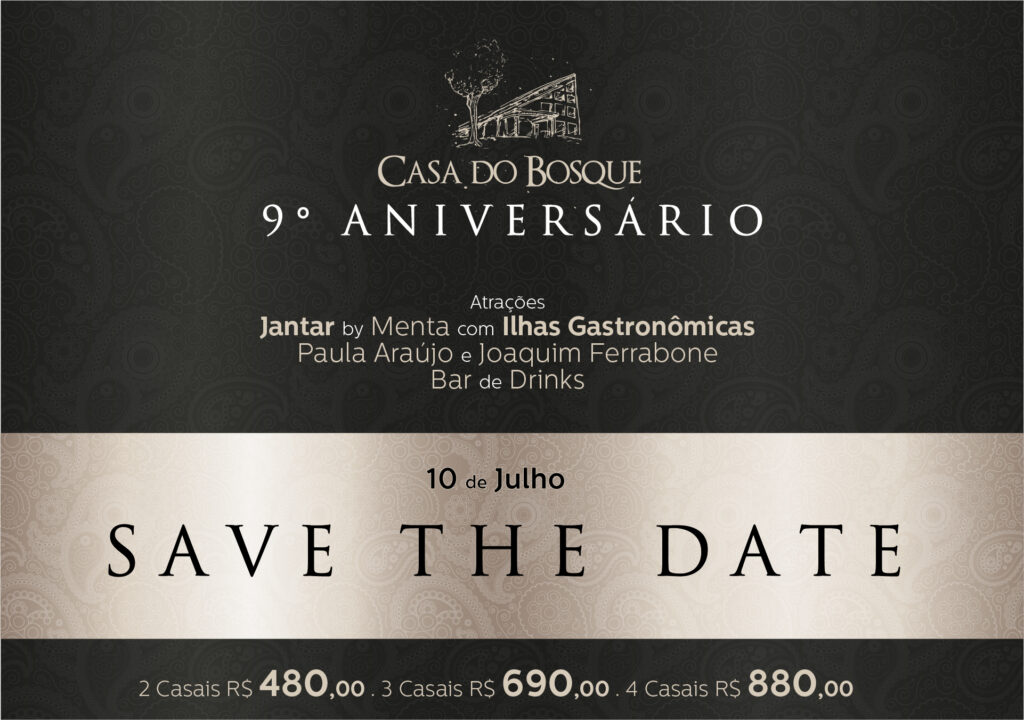 9° Aniversário Casa do Bosque