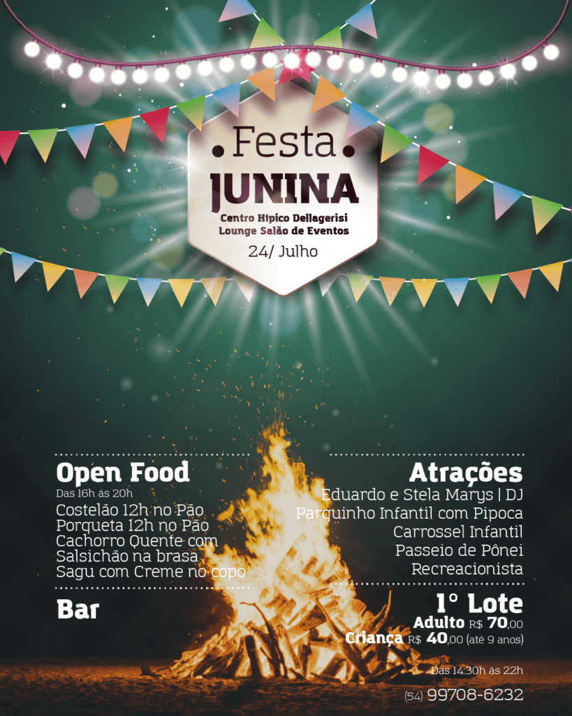 Festa Junina - Centro Hípico Dellagerisi Lounge Salão de Eventos