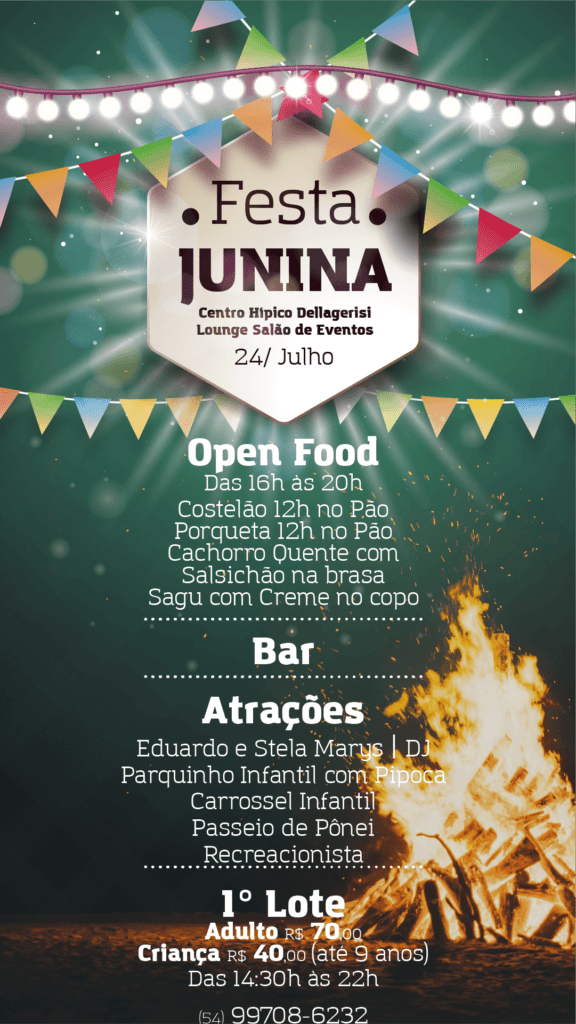 Festa Junina - Centro Hípico Dellagerisi Lounge Salão de Eventos