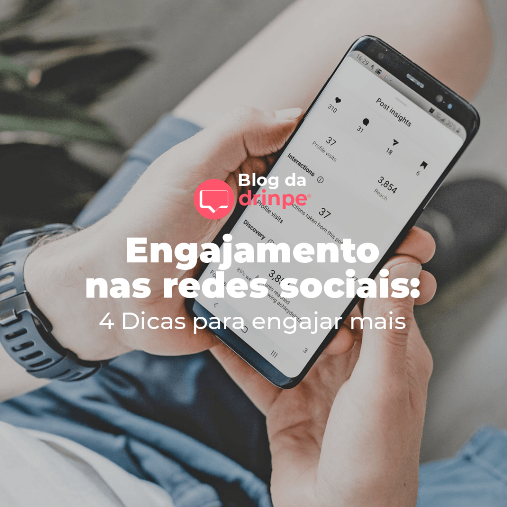 Blog da Drinpe, engajamento nas redes sociais